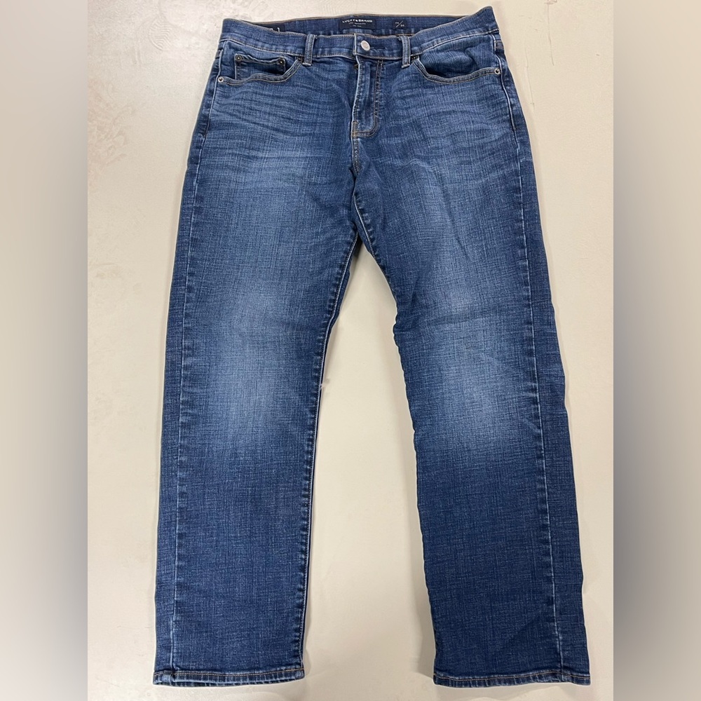 Lucky Brand Men's Straight Blue Jeans